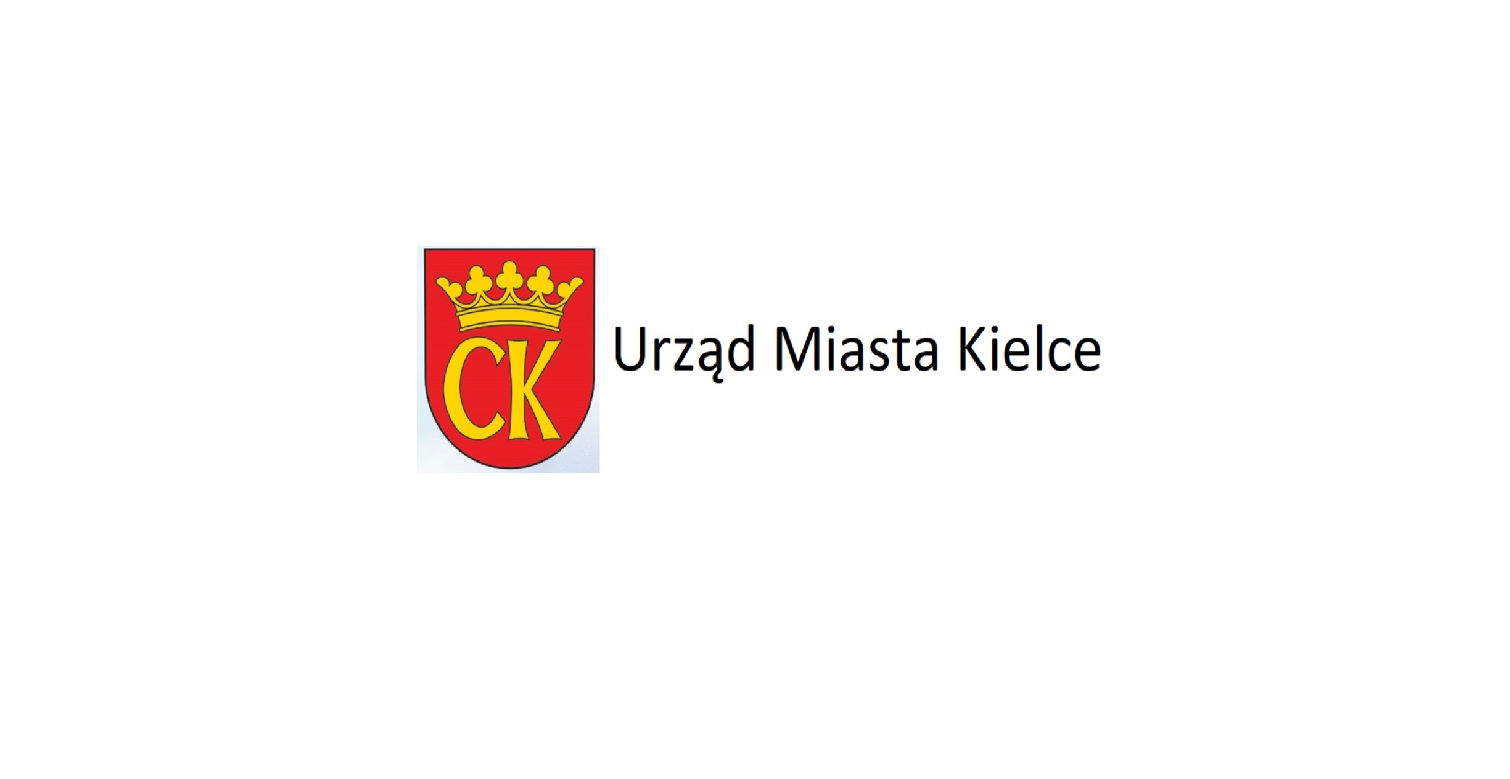 Herb Kielc i napis Urząd Miasta Kielce