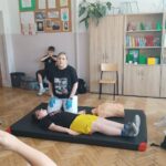 Uczniowie podczas zajęć