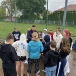 Uczniowie podczas egzaminu na kartę rowerową