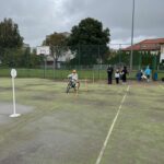 Uczniowie podczas egzaminu na kartę rowerową
