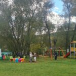 Uczniowie podczas zabawy
