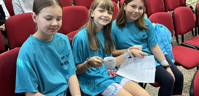 Uczennice podczas konkursu