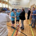 Uczniowie na zawodach