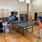 Uczniowie na zawodach