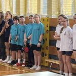 Uczniowie na zawodach