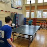 Uczniowie na zawodach