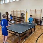 Uczniowie na zawodach