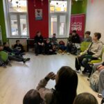 Uczniowie klasy 5a na warsztatach