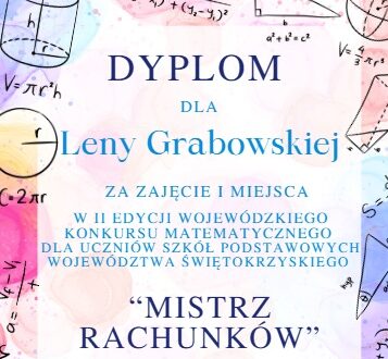 Dyplom Mistrzyni